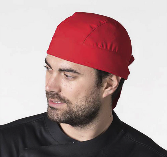 Bandana personalizada en tela drill con cierre ajustable, ideal para campañas promocionales, dotaciones empresariales, uso institucional y eventos al aire libre – Stamparbq Tiltex.