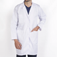 Bata personalizada en tela antifluido, ideal para clínicas, laboratorios, hospitales y empresas que requieren protección ligera y presentación profesional – Stamparbq Tiltex.