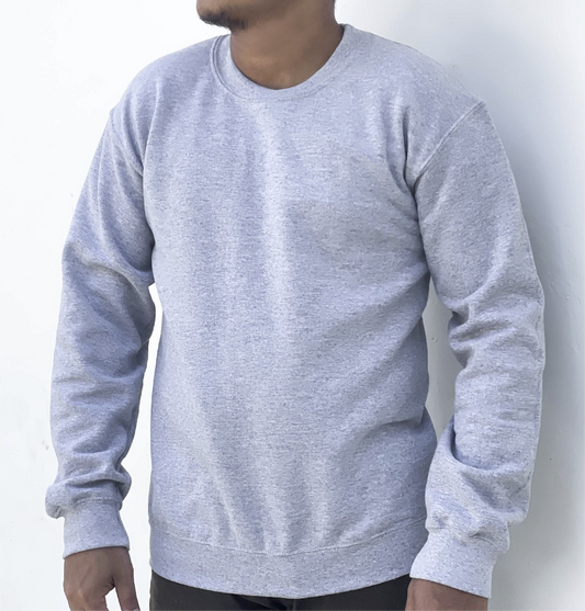 Buzo básico sin capucha, ideal para uniforme institucional, dotación empresarial, cómodo, versátil y personalizable para trabajo o promoción.