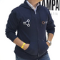 Buzo con capucha y cierre frontal, ideal para uniforme corporativo, dotación empresarial, cómodo, personalizable, con bolsillos y horma unisex.
