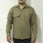 Camisa operativa en tela drill con cuello sport, ideal para trabajo industrial, uniforme resistente, dotación operativa y actividades de campo.