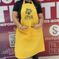 Delantal personalizado en tela antifluido, resistente al contacto con líquidos y fácil de lavar, ideal para dotaciones institucionales, restaurantes, clínicas o laboratorios – Stamparbq Tiltex.