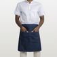 Delantal personalizado en tela jeans, con diseño moderno y resistente, ideal para cafés, bares, restaurantes, ferias y campañas promocionales – Stamparbq Tiltex.