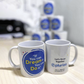 Mug personalizado en cerámica blanca con impresión a todo color, ideal para regalos corporativos, campañas publicitarias y merchandising empresarial – Stamparbq Tiltex.