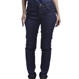 Pantalón operativo tipo jean para mujer, denim de 12 onzas, resistente y cómodo, ideal para trabajo industrial, seguridad y uniformes.