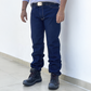 Pantalón operativo tipo jean para mujer, denim de 14 onzas, uso industrial, resistente, reforzado, ideal para trabajo, uniformes, seguridad, confort laboral.