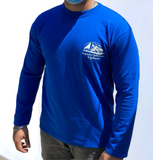 T-shirt manga larga de algodón, ideal para uniforme corporativo, dotación institucional, eventos promocionales, cómoda y personalizable.